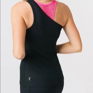 Zyia one strap black tank